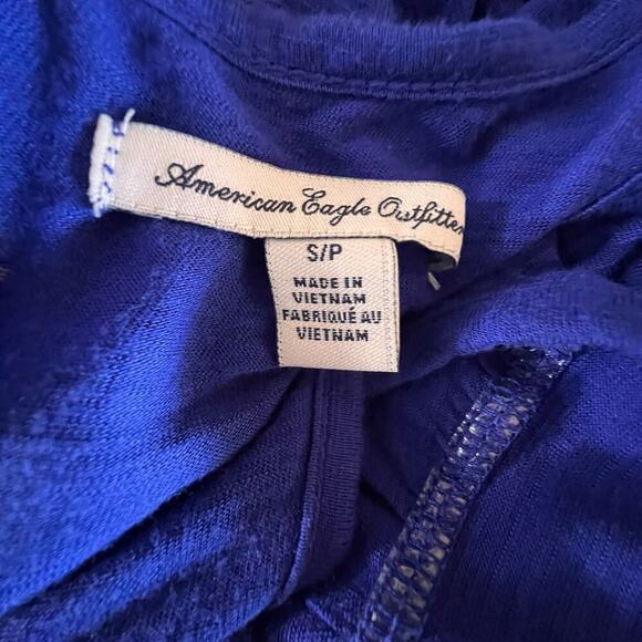 American Eagle Tank Top Babydoll Sleeveless Scoop Neck Purple Y2K Size S - Picture 7 of 10